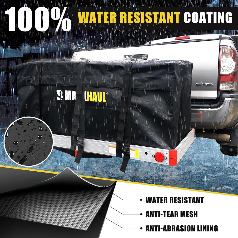 MaxxHaul 70209 Soft Shell Cargo Carrier Bag for Hitch Mount Cargo Rack - Heav...
