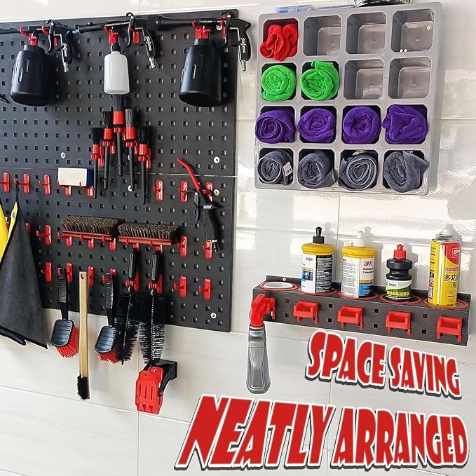 Spray Bottle Holders, Spray Bottle Rack Storage, Wall Mounted Spray Paint Can...