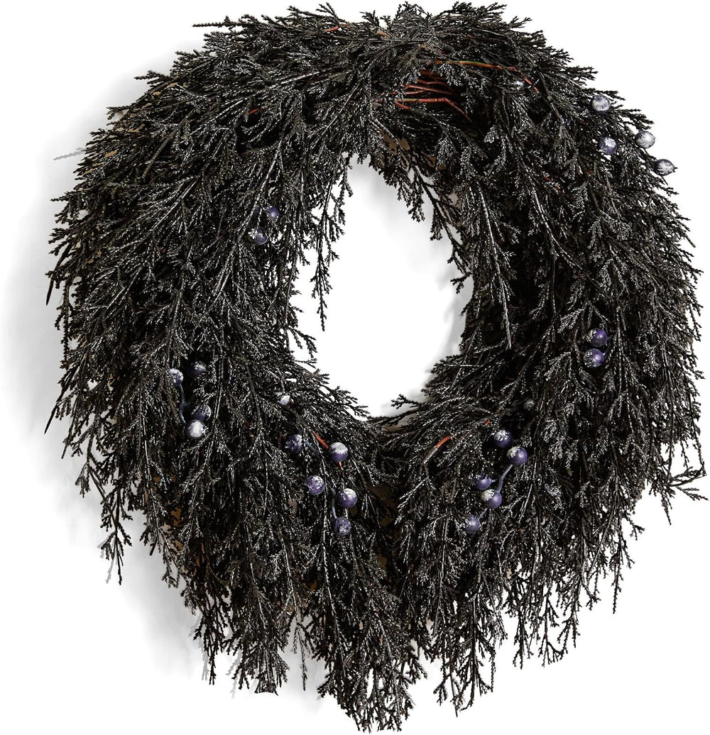 DN DECONATION Halloween Wreath for Front Door, Decorations for Outdoor