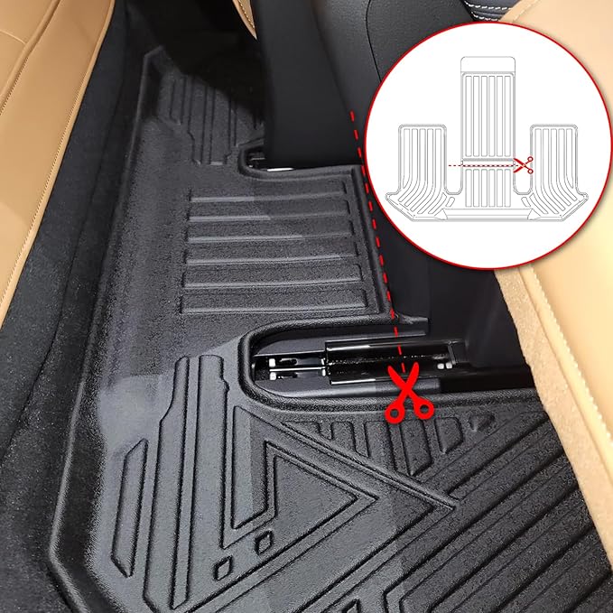 ANBINGO® Floor Mats for 2024 2025 CX-90 & CX90 PHEV 6&7 Seater 2nd Ro...