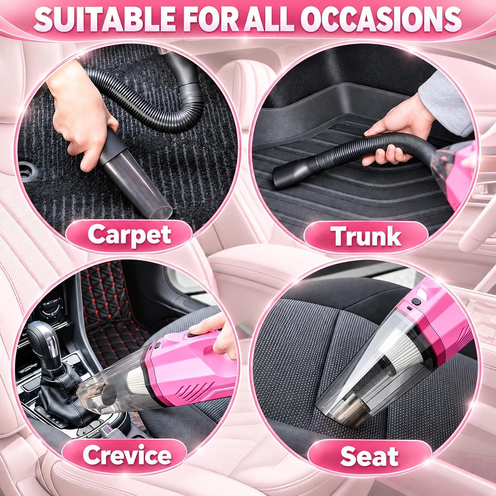 Thinklearn Car Cleaning Kit With High Power Car Vacuum Detailing Kit