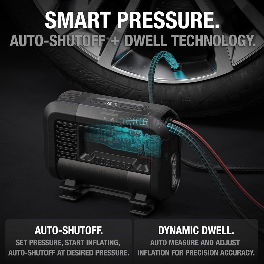 NOCO AIR20 47 LPM 12V Portable Tire Inflator & Air Compressor