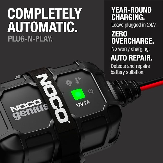 NOCO GENIUS2D: 2A 12V Smart Onboard Battery Charger