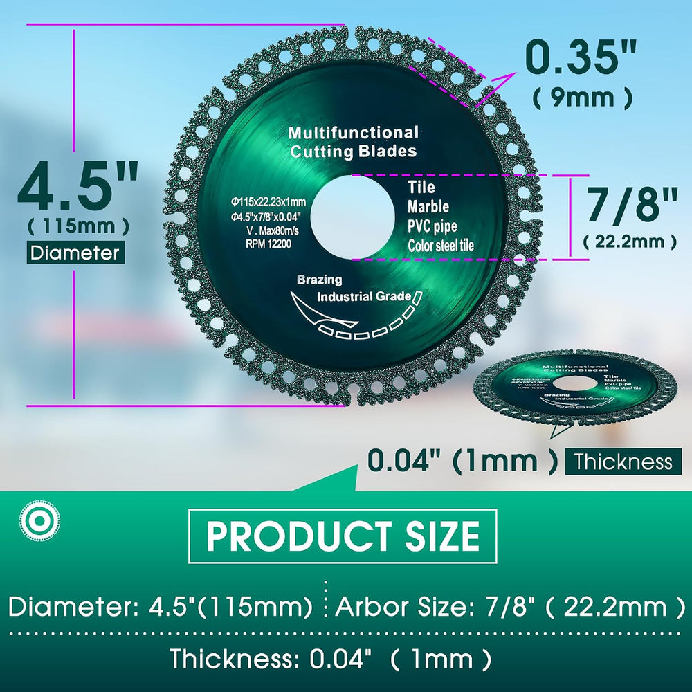 โ10 Pack 4.5 Inch Indestructible Disc for Grinder, Indestructible Disc 2.0 fo...