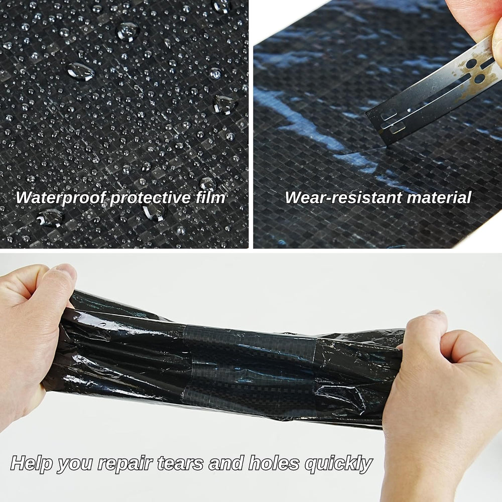 CHUANGSEED RV Underbelly Tape 8'' x 50Ft Flexible Waterproof Fabric R...
