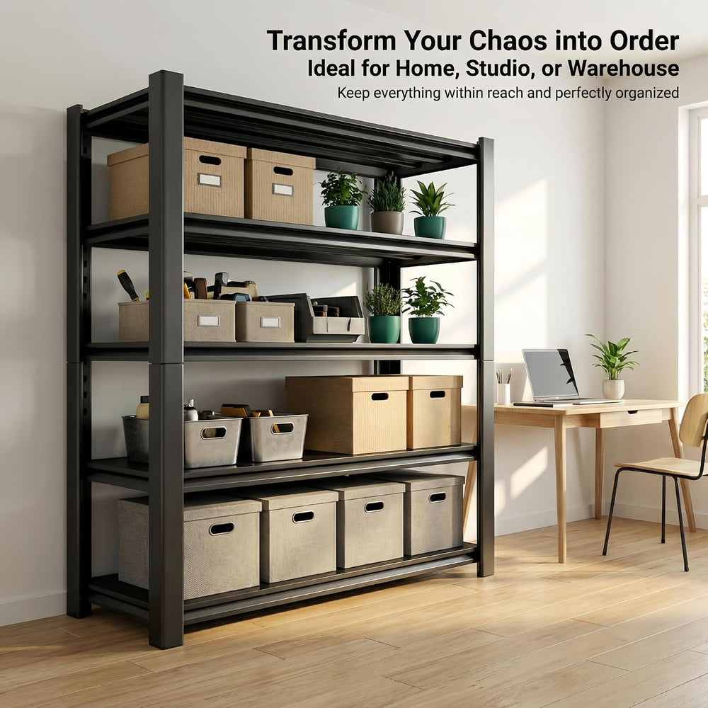 Garage Shelves,5-Tier Adjustable Shelving Units and storagefor Garage