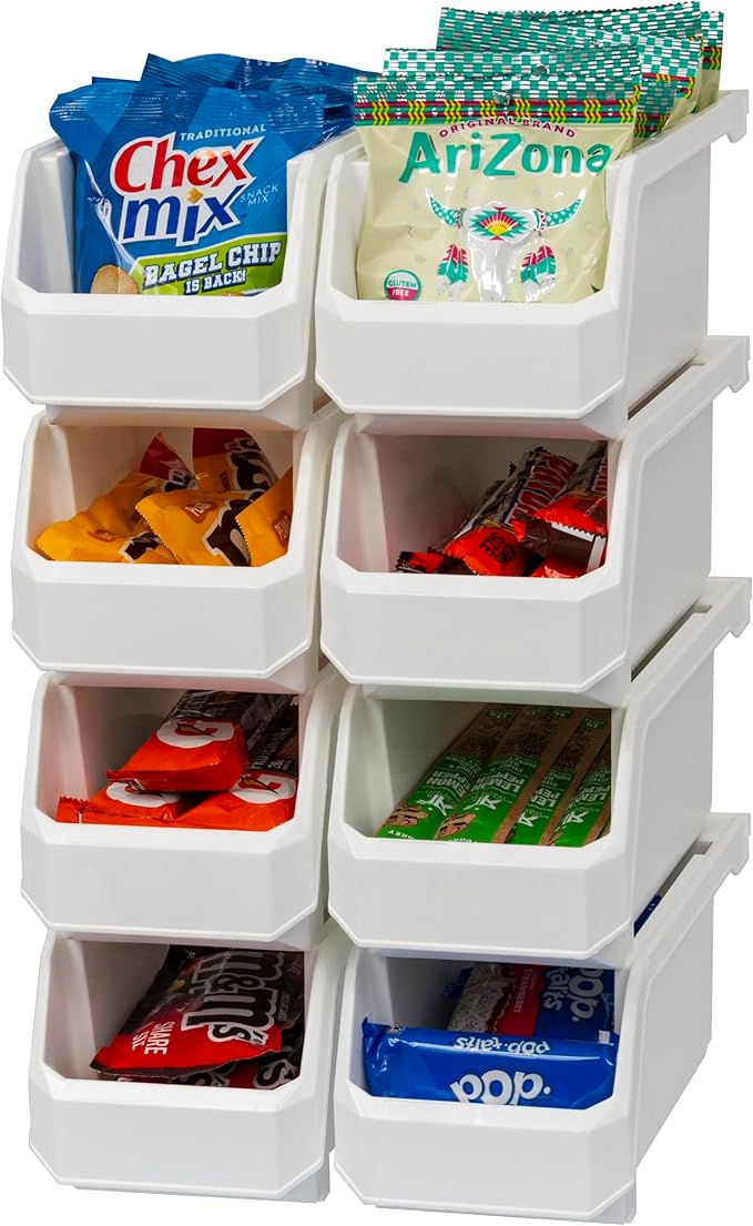 Plastic Containers for Organizing and Storage Bins for Closet, Garage or Pant...
