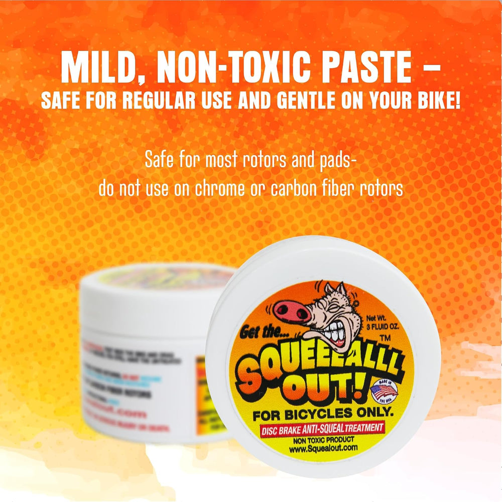 Anti-Squeal Disc Brake Paste, Stops Squeal for Brakes 3 oz Jar