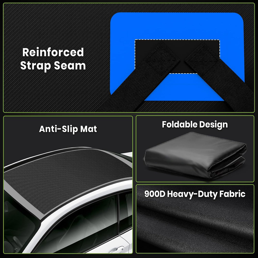 APTY 21 Cubic Feet Car Rooftop Cargo Bag Carrier, Soft Roof Top Luggage Bag f...