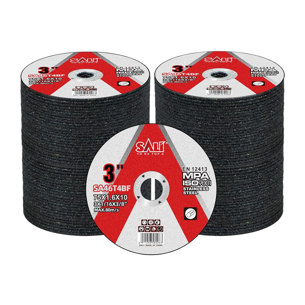 SALI 100 Pack Cut Off Wheels Cutting Wheels 3" x 1/16" x 3/8" ...