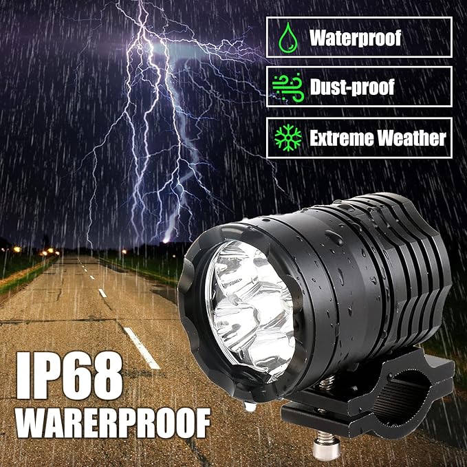 Motorcycle Driving Lights 12-60V 40W 3600LM LED Fog Lights