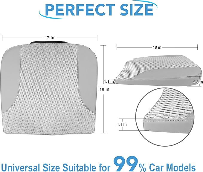 Car Seat Cushion, Comfortable Memory Foam Seat Pillow