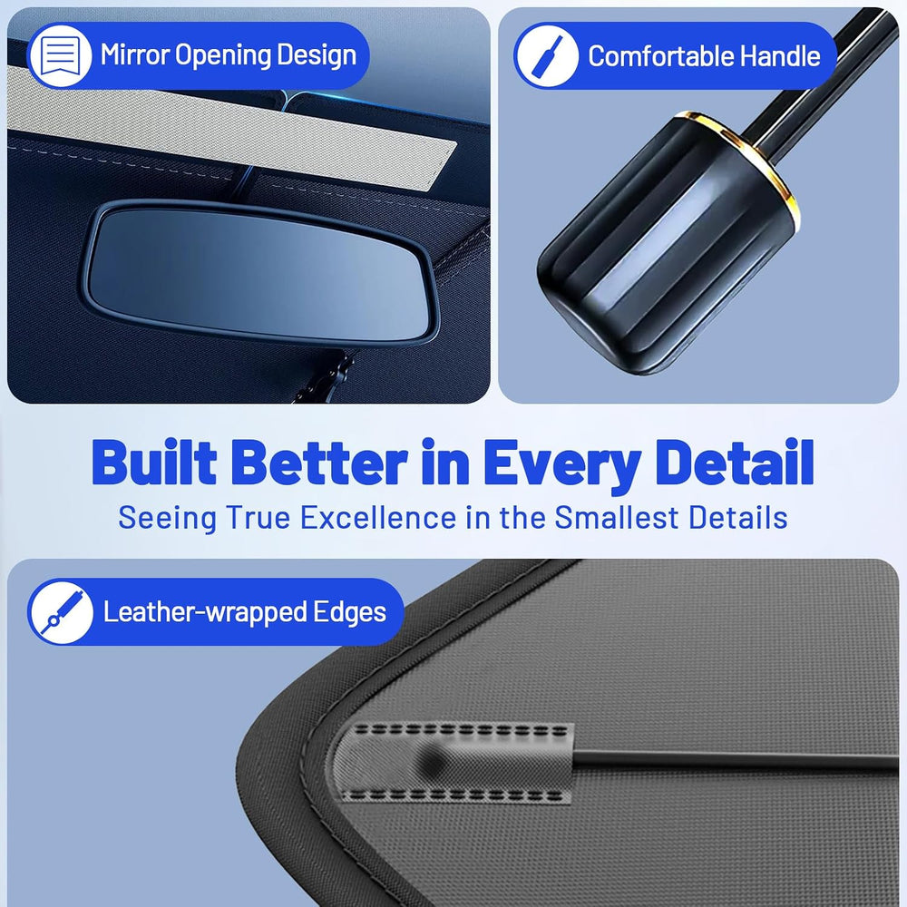 Car Windshield Sun Shade for Ford Expedition 2018-2026 โ[Reflective Coated Fa...