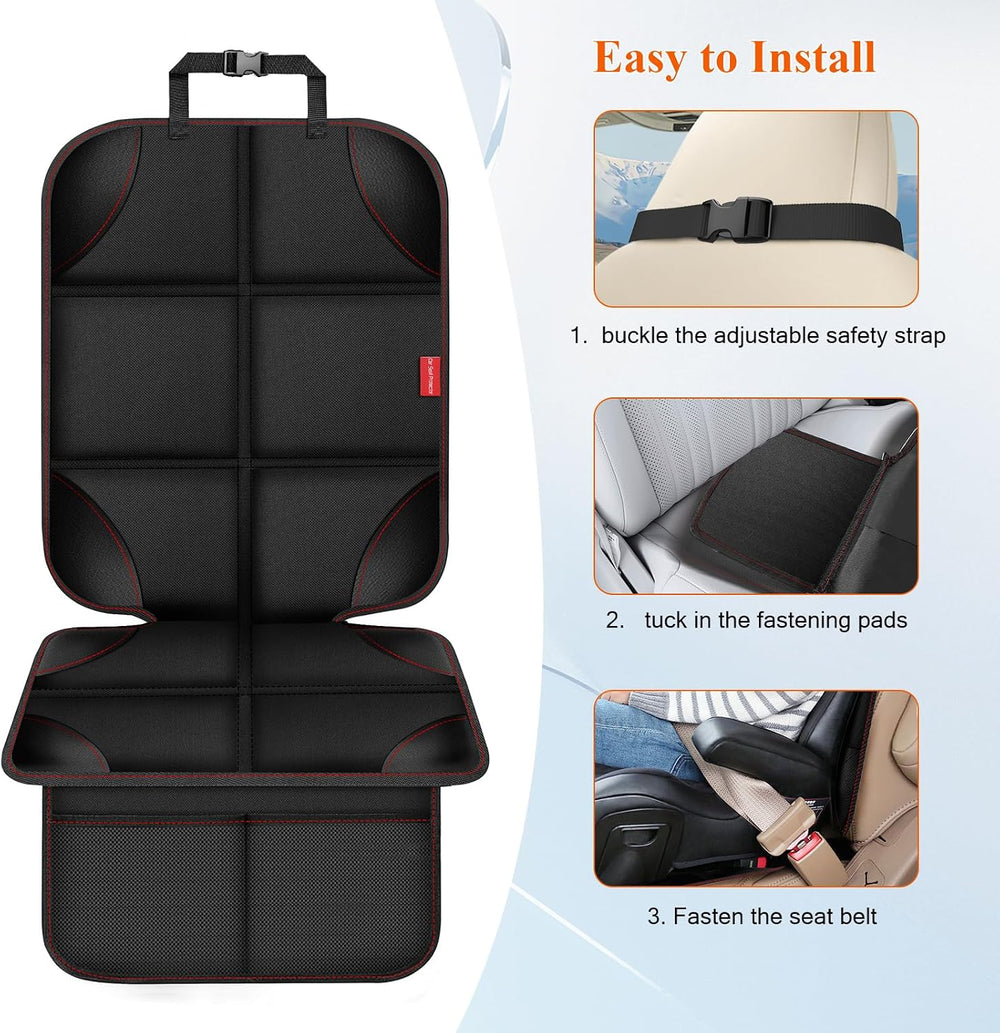 Car Seat Protector, 600D Oxford Car Seat Cover with Thickest Pad,Waterproof