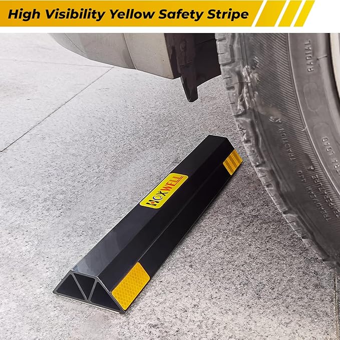 (New Updated 18" 2 Packs Heavy Duty Parking Stopper