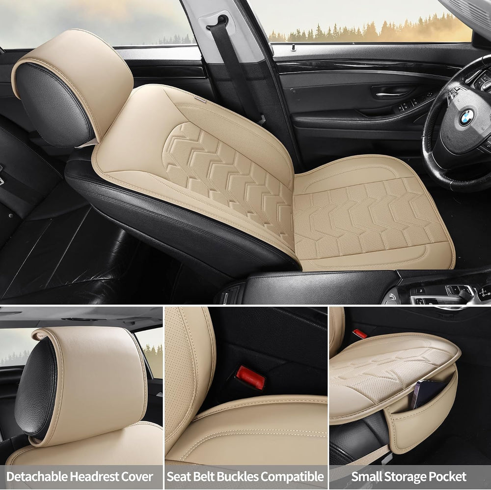 Leather Car Seat Covers Front Automotive Seat Protectors