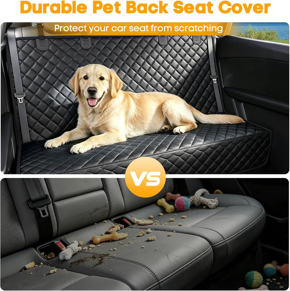 Waterproof Scratchproof Pet Bench Seat Covers for Cars, SUVs