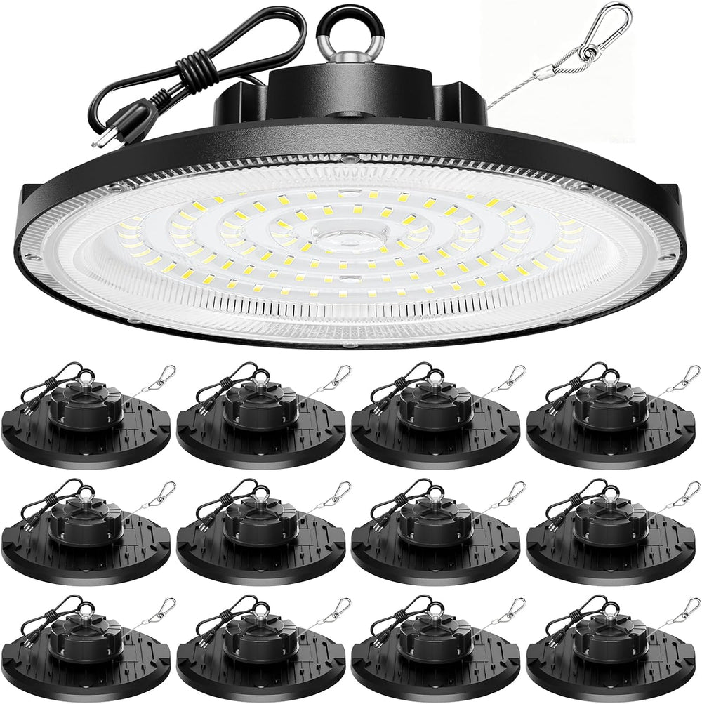 lvsdak 150W UFO LED High Bay Light 22500LM 5000K Commercial Bay Lighting