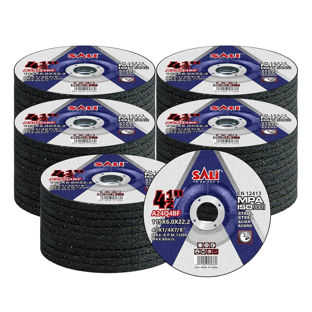SALI 50 Pack 4-1/2 Inch Grinding Wheels for General Purpose Metal & Stain...