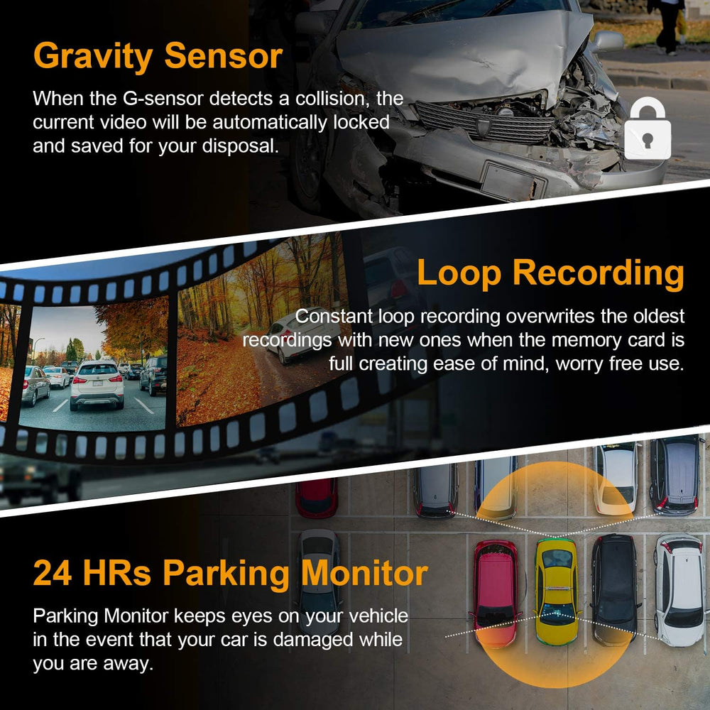 RexingUSA M2 Smart BSD ADAS Dual Mirror Dash Cam 1080p (Front+Rear) w/GPS 12”...
