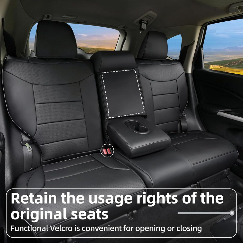 Lolcar CRV Seat Covers Custom Fit for Honda CRV 2015 2016 Full Set Car Seat C...