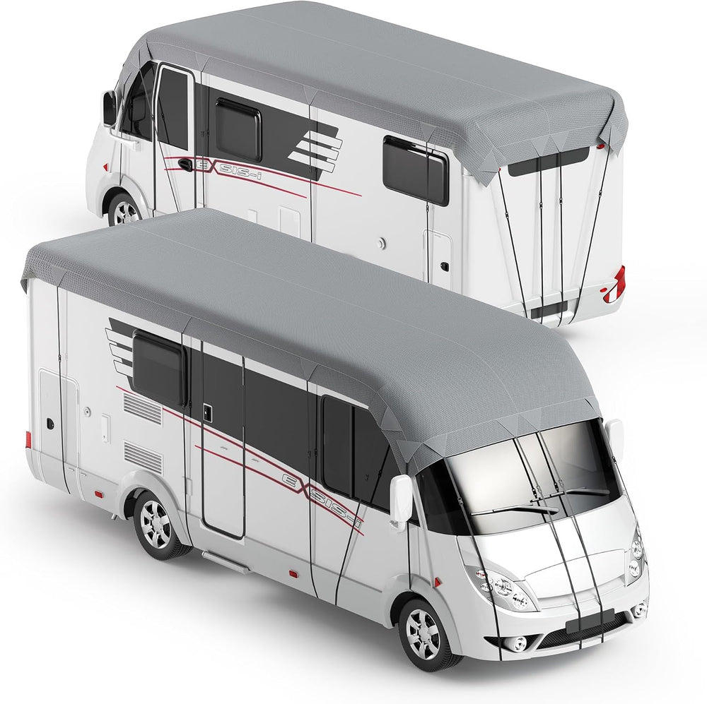 RV Roof Cover Heavy Duty Waterproof UV Resistant for Travel Trailer & Mot...