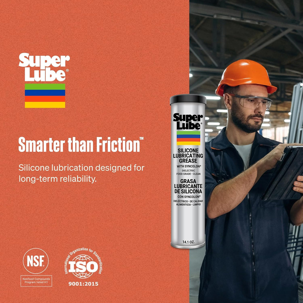 Super Lube Silicone Lubricating Grease w/Syncolon - Waterproof, All Purpose, ...