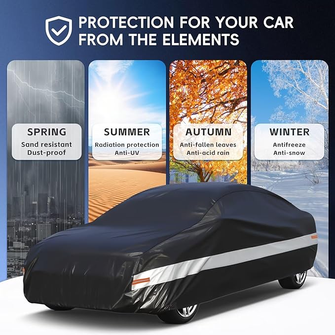 10 Layers Car Cover Custom Fit for BMW Z4 E85, Waterproof All Weather for