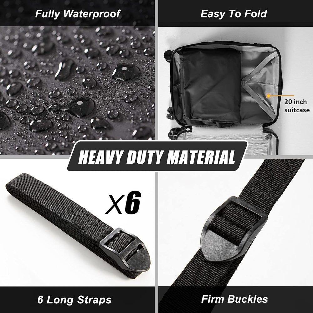 CZC AUTO Hitch Cargo Carrier Bag, 20 cu. ft Waterproof/Rainproof/Weatherproof...
