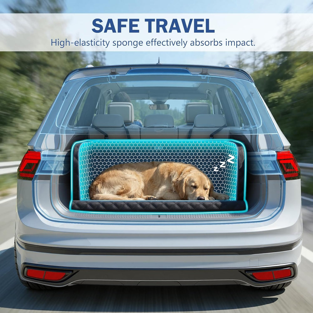 Pecute SUV Cargo Liner for Dogs, Water Resistan Pet Trunk Cover with Soft Cus...