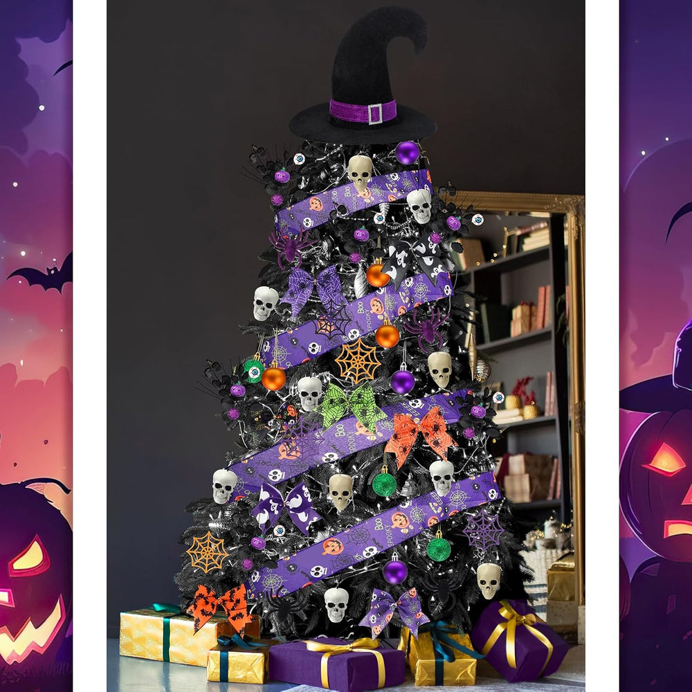 43 Pcs Halloween Tree Ornaments Decorations Tree Topper Hanging Ornaments for...