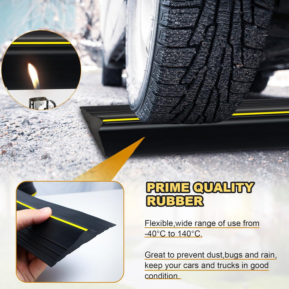 16FT Garage Door Threshold Seal Strip, Waterproof Rubber