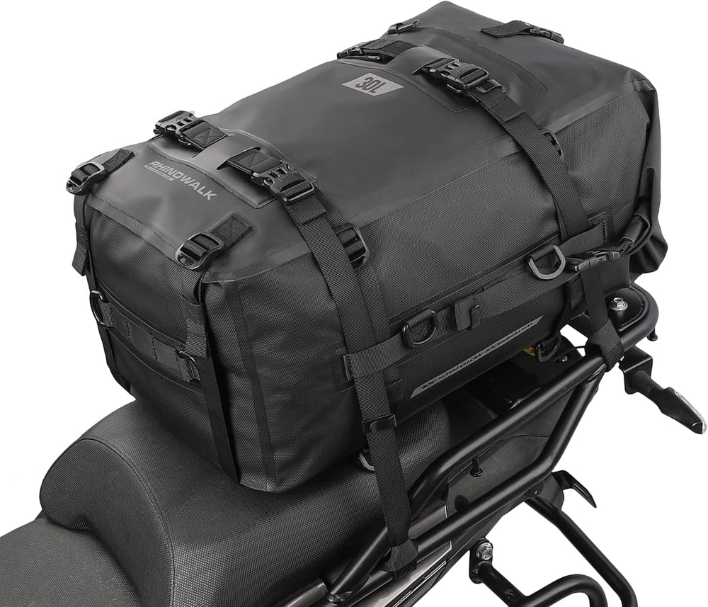 Rhinowalk Motorcycle Tail Bag, Travel Luggage Bags, Waterproof Rear Carrier, ...