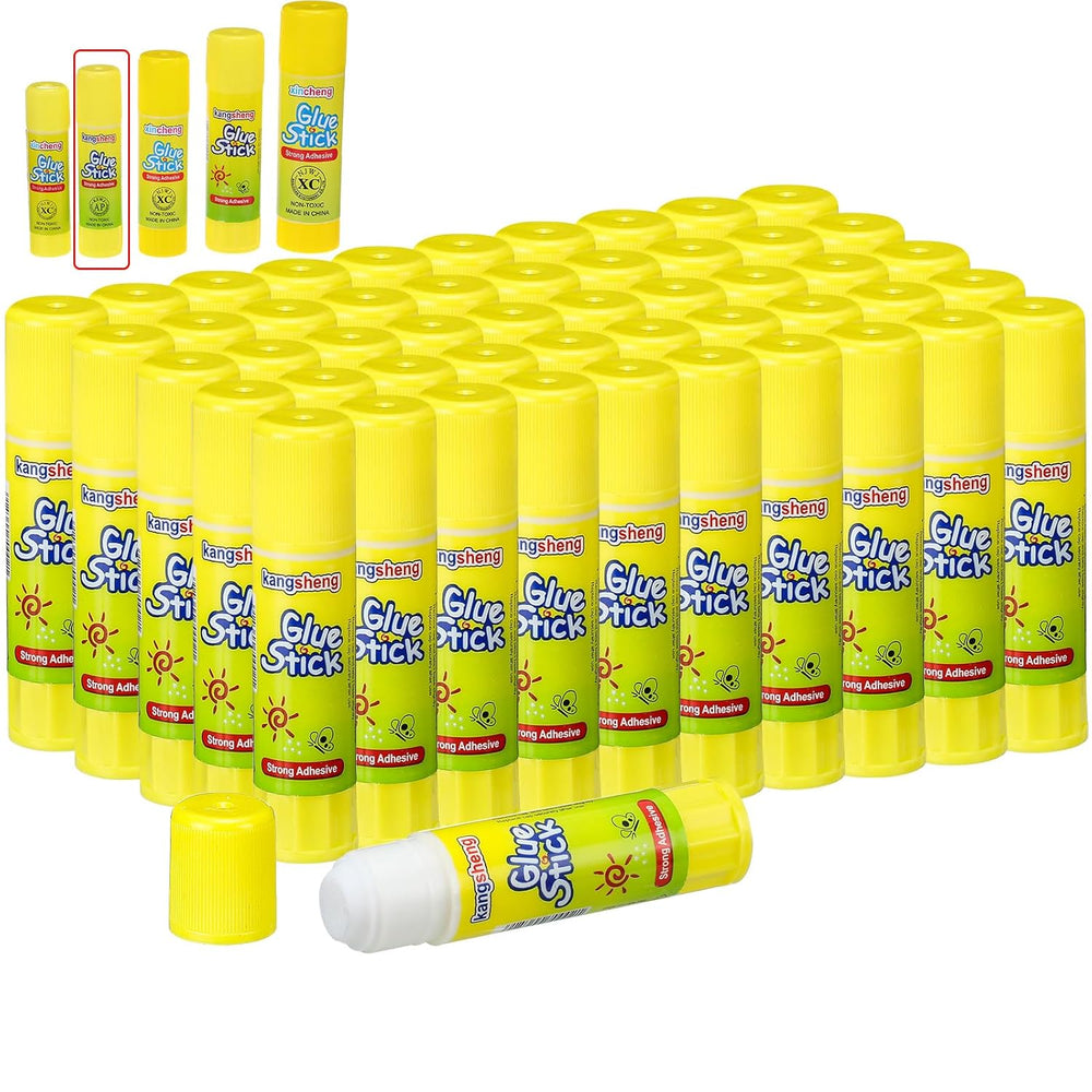 Zubebe 300 Pcs 0.27 oz White Glue Sticks in Bulk for Classroom Crafts