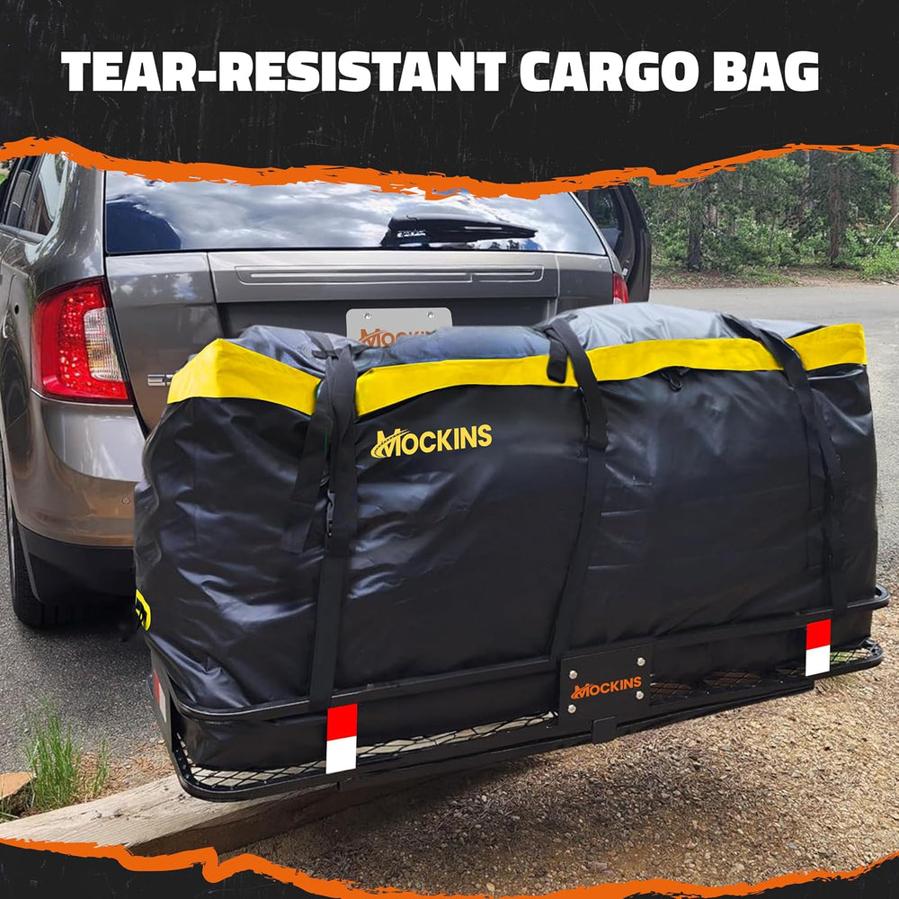 Mockins 20 CuFt Waterproof Cargo Bag for Hitch Carrier All-Weather 500D PVC |...