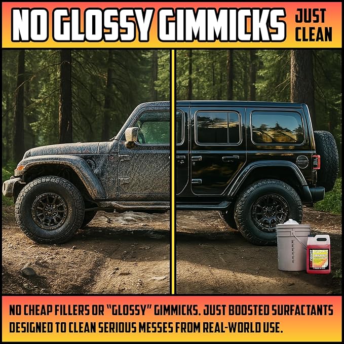 Foam Boost Off-Road & ATV Wash Soap – Heavy Duty pH-Balanced Car Wash