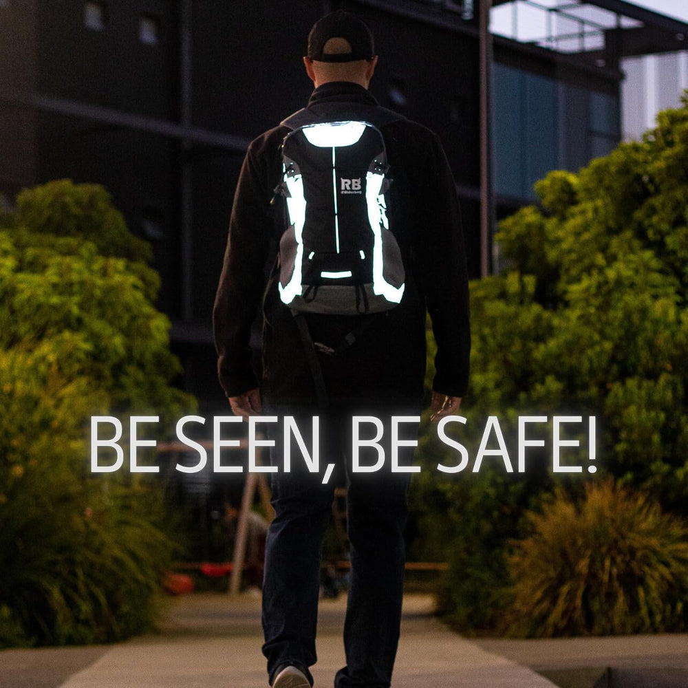 riderbag Reflective Motorcycle Backpack, Hi Viz Commuter Riding Bag | Designe...