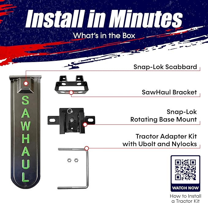 SawHaul Snap-Lok Universal Chainsaw Carrier Kit