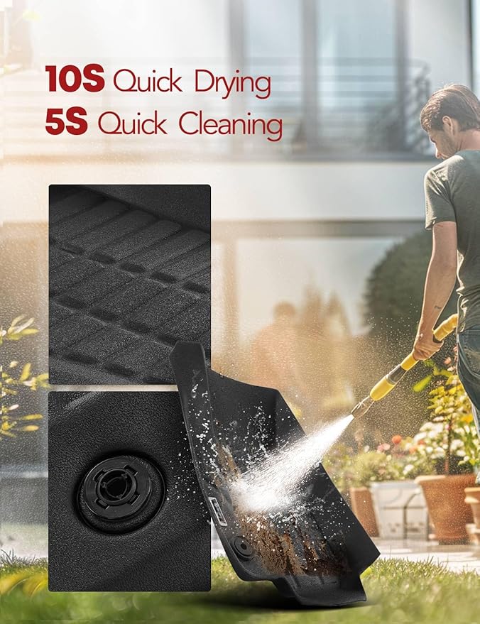 YHTAUTO Floor Mats & Cargo Mat Fit Chevy Trax 2014-2023, Buick Encore 201...