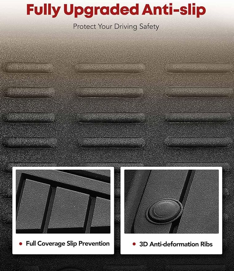 YHTAUTO Floor Mats Fit 2019-2024 Subaru Forester, TPE All Weather Floor Liner
