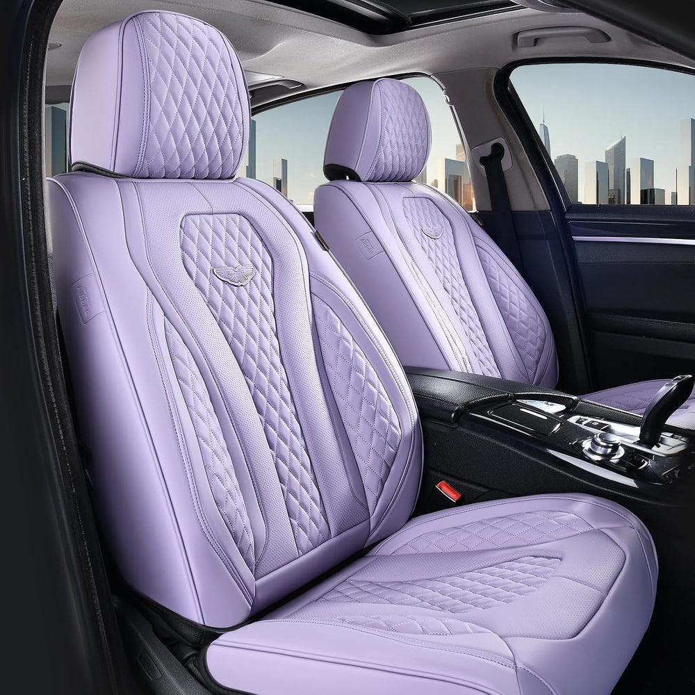 Coverado Car Seat Covers Full Set, Purple Seat Covers, Automotive Car Seat Co...