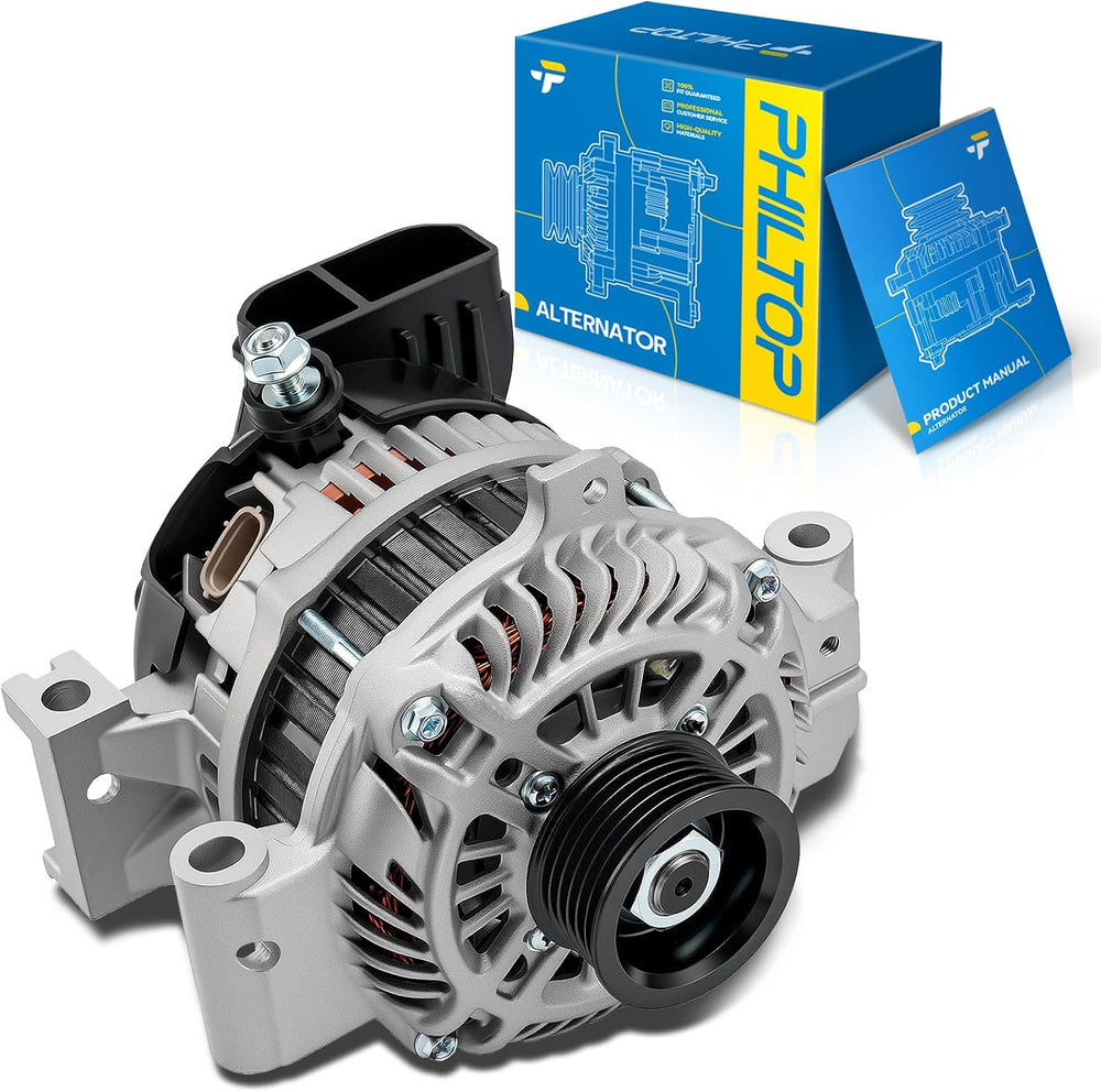 PHILTOP Alternator Fit for 2006-2013 Mazda 6 2.3/2.5L Naturally Aspirated