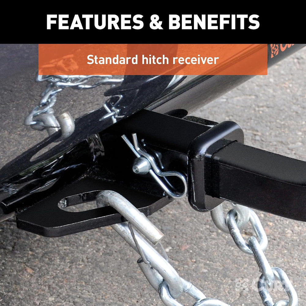 CURT 11085 Class 1 Trailer Hitch, 1-1/4-Inch Receiver, Compatible with Select...