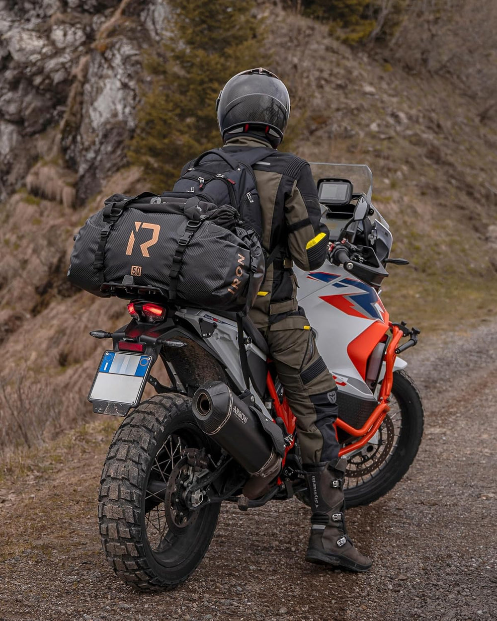 IRON JIA'S Motorcycle Dry Bag - Waterproof Duffle & Luggage Tail Bag ...