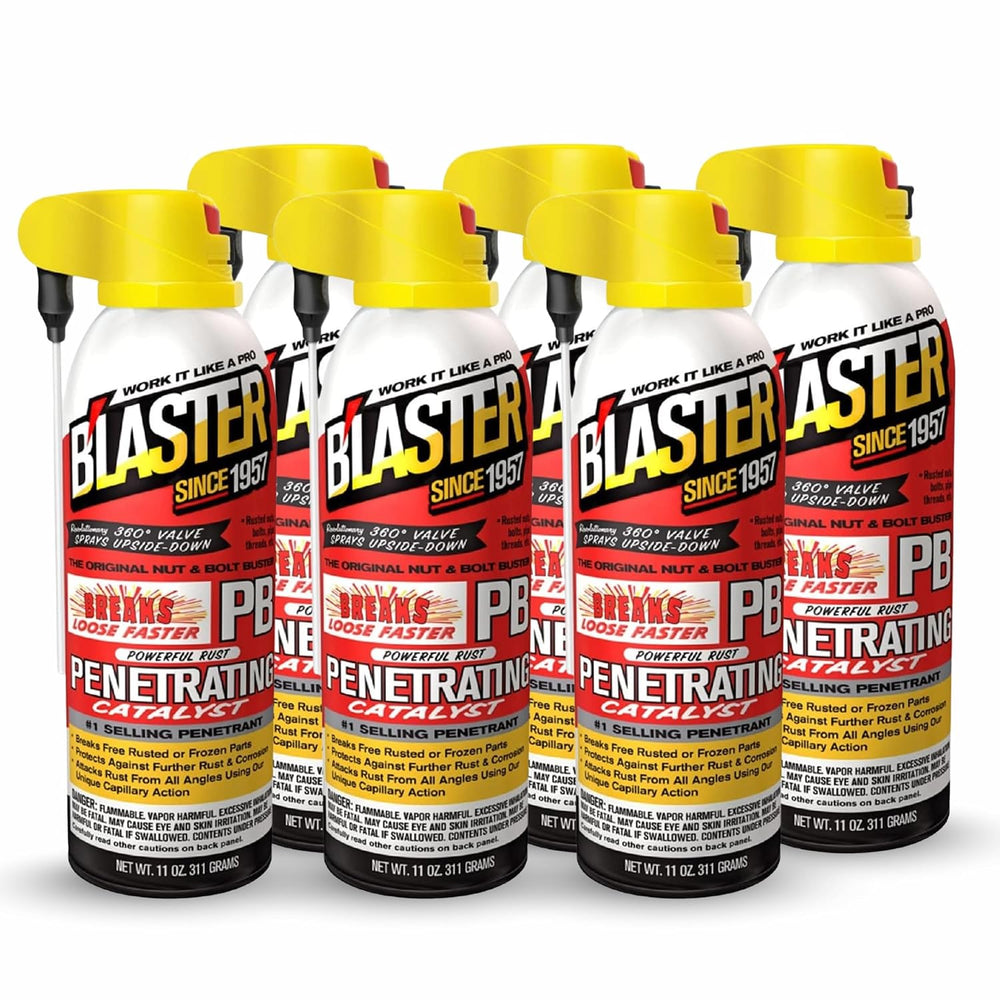 PB Blaster Penetrating Oil Spray, 11 oz Aerosol Cans (6-Pack) – Rust Remover ...