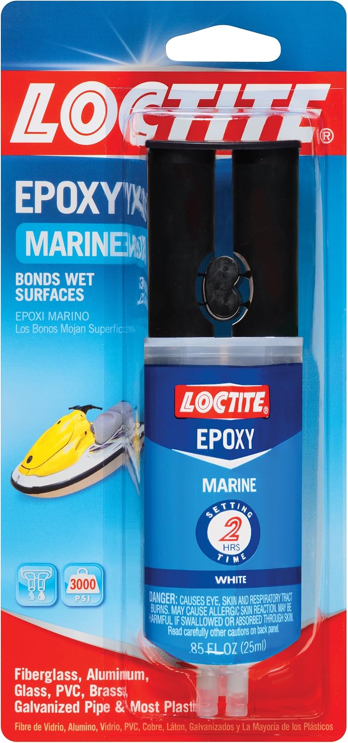 Loctite Epoxy Marine, 0.85 fl oz, 8, Syringe