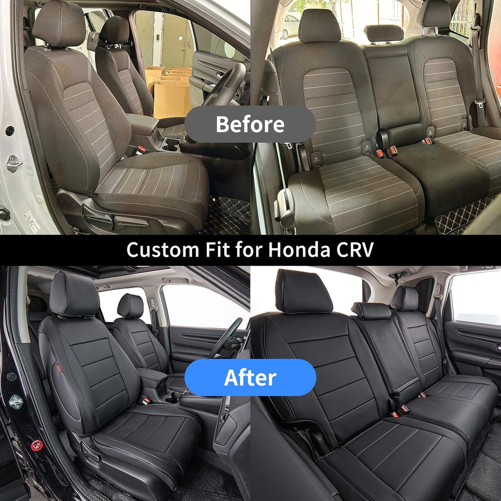 EKR Car Seat Covers for Honda CRV 2023-2027 Leatherette Full Set