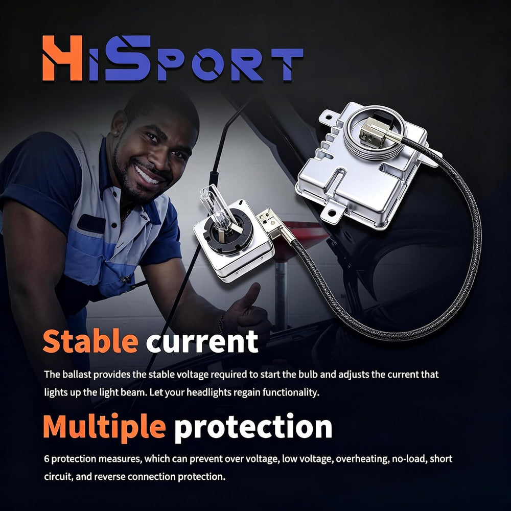 HiSport 68170821AA Xenon HID Ballast Headlight Control Unit with D3S 35W Bulb...