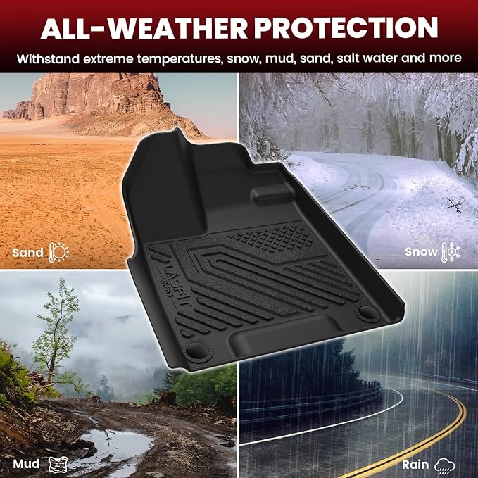 LASFIT Floor Mats for Honda Passport 2019 2020 2021 2022 2023 2024 2025