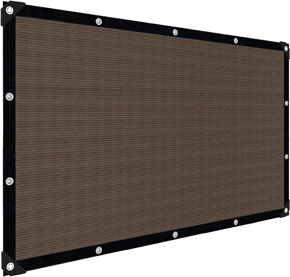 Mocha Sun Shade Cloth,Pergola Shade Cover with Reinforced Grommets,90% Shade ...